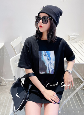 NOF studio 联名伦敦鲨鱼DSM保护鲨鱼美潮短袖T恤