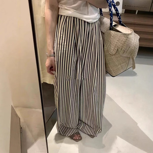 显高显瘦慵懒宽松休闲条纹裤 十三行R 不过时2026春款 经典 S品质货