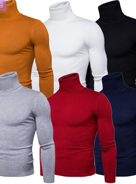 Sweaterman男高领毛衣