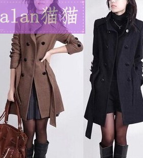 Winter Coat Women Long Cashmere Overcoats Woman Wool Coats