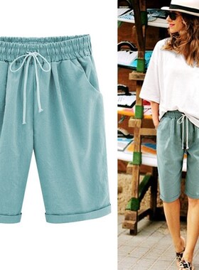2019 woman summer casual shorts large size loose pants5XL6X