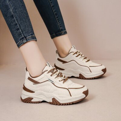 Casual women's shoes,soled height increasing sports shoes
