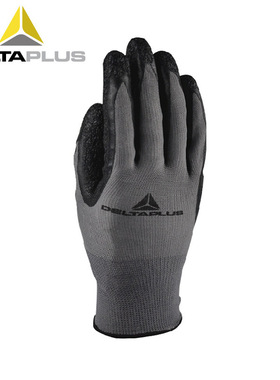 代尔塔201630乳胶涤纶透气耐磨抗撕裂 弹性工业防护手套劳保手套