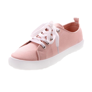 内联升女鞋布鞋小白鞋时尚百搭单系带韩版学生帆布鞋护士鞋6511C