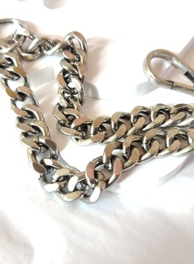 做旧款链条手链时尚百搭时髦男女通用腕饰可做挂件沉甸双层金属61