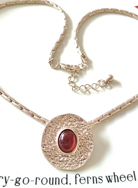 欧美时尚项链短款个性百搭学生女复古哑金色铜链锁骨链项饰质感20