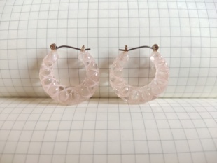 气质简约树脂耳钉耳圈 欧美时尚百搭学生女式个性纹路耳环潮人V34