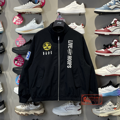 李宁春季男反伍保暖运动夹克
