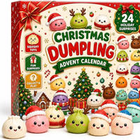 2026Christmas Dumpling Advent Calendar Christmas Arrival Steamed Bun Kneading Music Blind Box thumbnail 4
