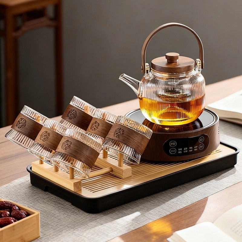 蒸煮一体煮茶壶2026新款家用耐高温玻璃烧水壶办公室电陶炉煮茶器,餐饮具,茶壶,淘宝优惠券,粉丝福利购,淘宝优惠卷