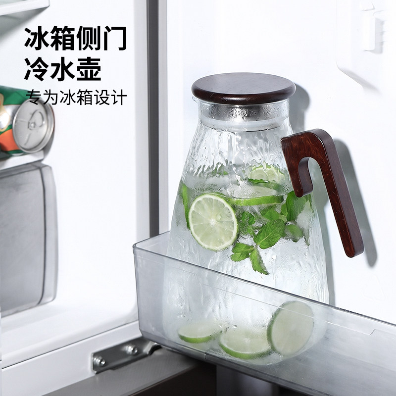 玻璃冷水壶大容量加厚耐高温套装