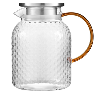 冷水壶玻璃耐高温凉水壶大容量泡茶壶水壶防爆家用凉白开水杯套装