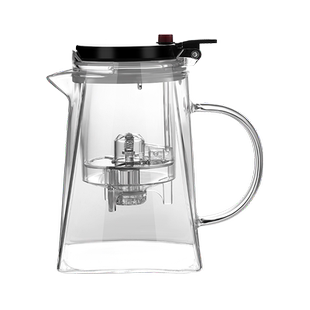 飘逸杯泡茶壶2026新款玻璃耐高温一键茶水分离杯子办公室茶具套装