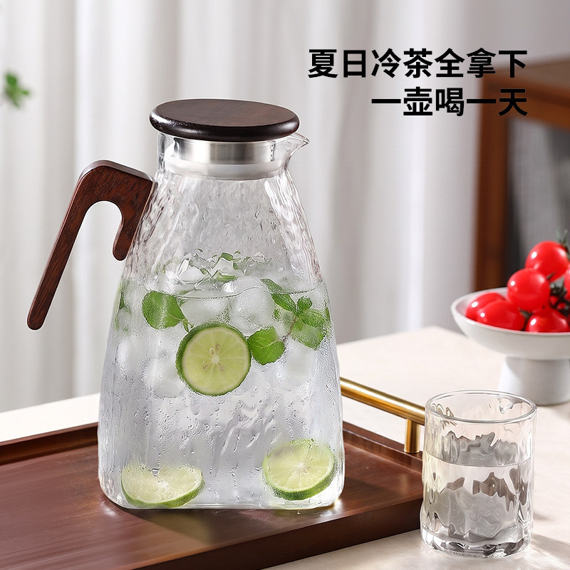 玻璃耐高温冷水壶冰箱侧门套装