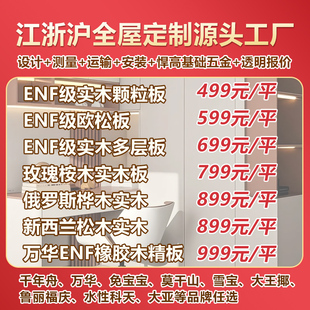 江浙沪全屋定制现代简约极简风多层板柜门柜体实木多层颗粒定制柜