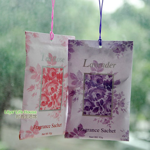 Sachet10g Frangrance 可挂式 衣鞋 车用香囊包 满60 柜香薰袋 包邮