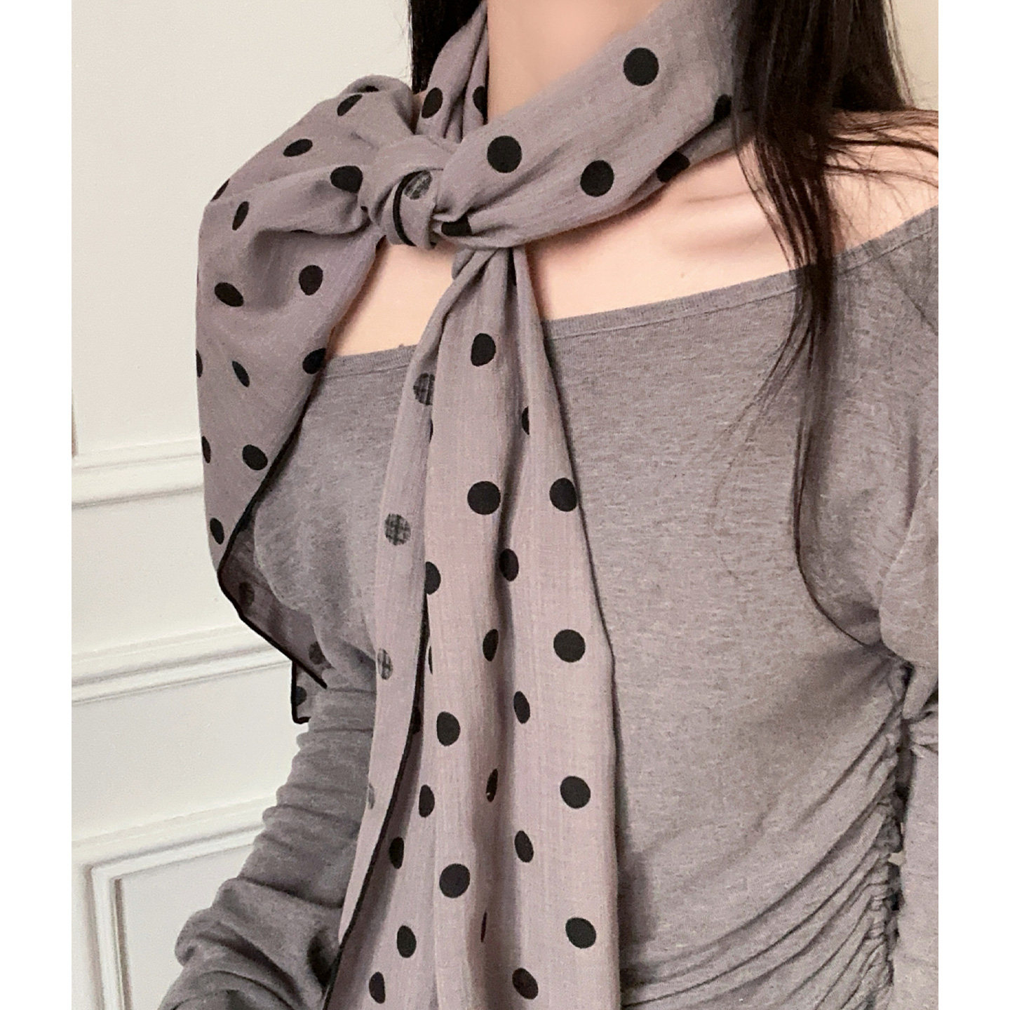波点丝巾女春夏季2026新款韩系高级感百搭配饰爆款系脖围巾飘带潮,服饰配件/皮带/帽子/围巾,围巾/丝巾/披肩,淘宝优惠券,粉丝福利购,淘宝优惠卷