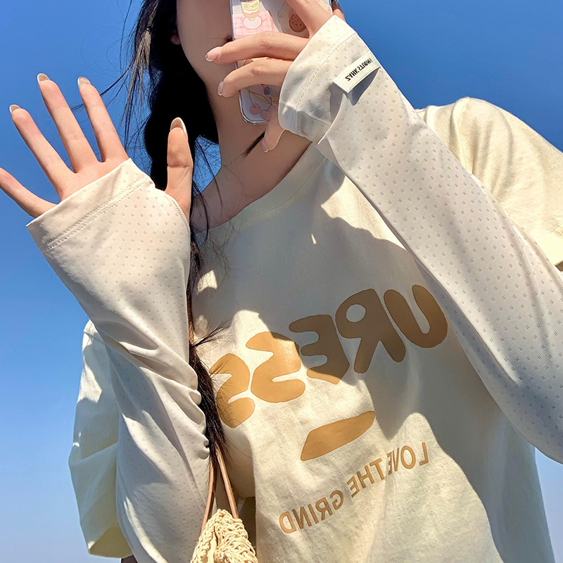 宽松防晒袖套女夏季2025新款透气