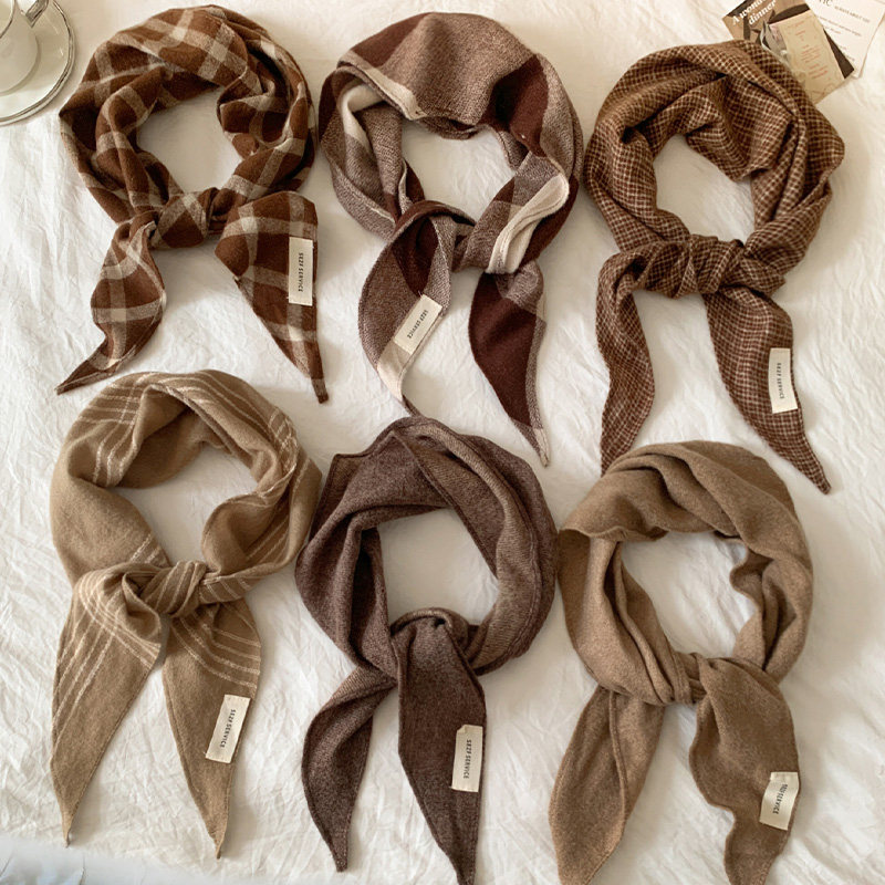 美拉德复古格子软糯围巾女秋冬三角巾高级感系脖保暖领巾装饰配饰,服饰配件/皮带/帽子/围巾,围巾/丝巾/披肩,淘宝优惠券,粉丝福利购,淘宝优惠卷