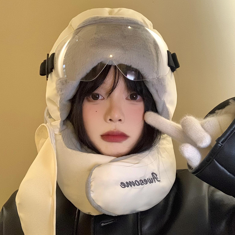 户外骑行防寒面罩女冬季