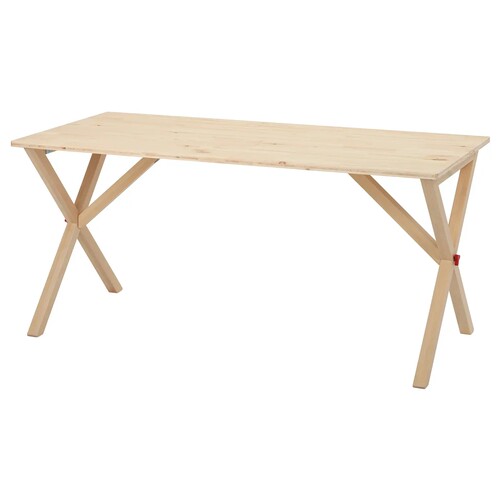 宜家国内代购IKEA PS 2026 桌子可折叠的/松木 清漆，156x75 厘米