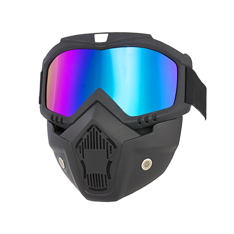 摩托车风镜防雾防风沙骑行复古越野户外滑雪镜哈雷面罩护目镜出口