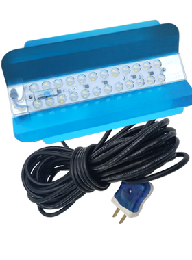 带电线led碘钨灯太阳工地用照明灯50W超亮防水强光户外建筑投光灯