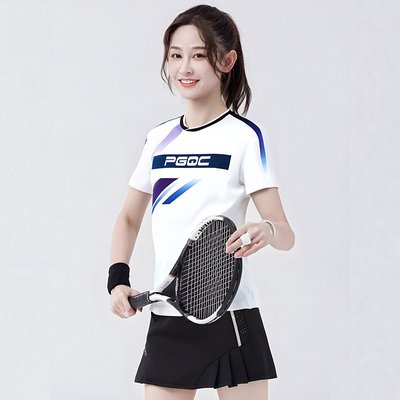 2025夏季新款羽毛球服女运动套装速干训练定制比赛队服男款两件套