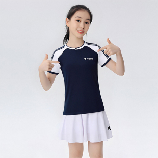佩琪酷2025新款 儿童羽毛球服男女运动训练服速干透气比赛定制队服