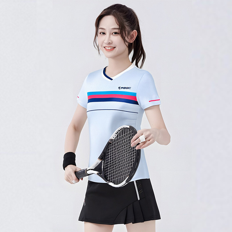2026夏季新款羽毛球服韩国速干吸汗运动短袖比赛服定制团购T恤