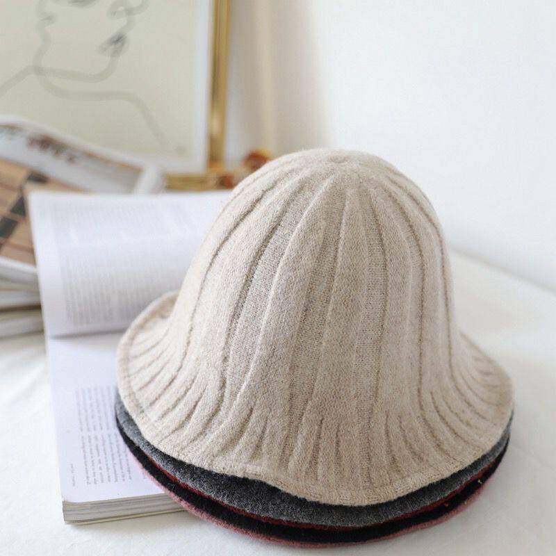 清仓特惠 亏本促销！！秋冬季羊毛渔夫帽保暖圆顶盆帽