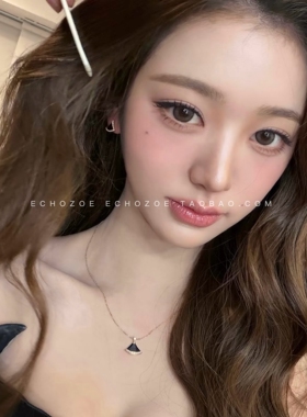 ECHOZOE“美神降临”刘亦菲张元英扇形小裙子项链轻奢设计锁骨链