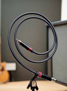 日本莫伽米2549黑色专业音频音响线莲花RCA卡座CD功放解码器数码