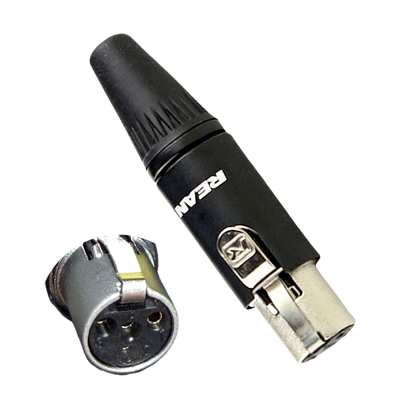 瑞士 REAN RT4FC-B 迷你卡农头母插头四芯MINI卡侬 腰包耳机