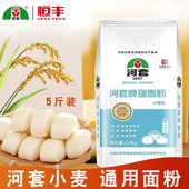 河套瑞雪粉5斤 10斤袋装 包子馒头面包家用烘培多用途小麦粉