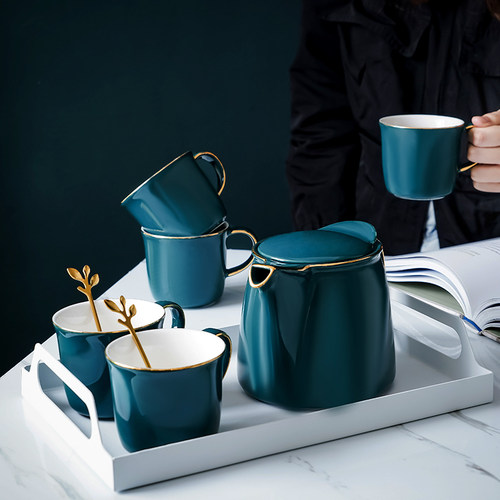日式茶壶茶杯陶瓷家用小茶壶茶具