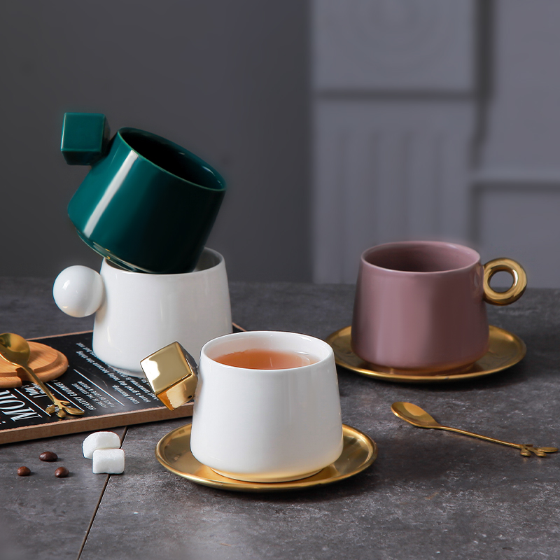马克杯ins简约咖啡杯勺个性潮流