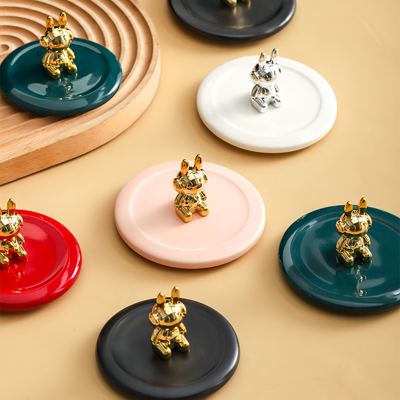 陶瓷杯盖配盖万能通用防尘盖单卖