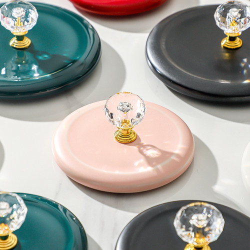 陶瓷杯盖单卖大口径防尘盖子通用