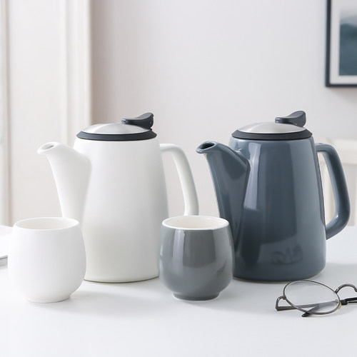 日式陶瓷冷水壶大容量家用泡茶花茶壶大号套装凉开水壶耐高温防爆 - 封面