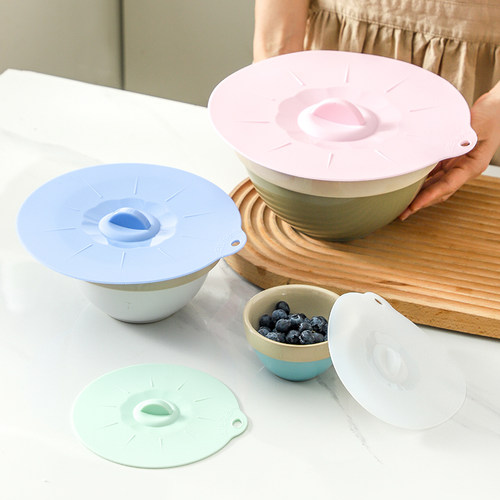 硅胶保鲜盖子食品级密封盖耐高温