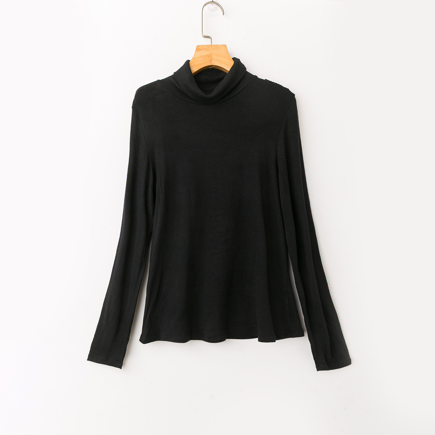 百搭流行高领长袖套头打底衫