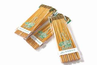 竹筷子家用 中式竹木快子家庭装10双竹子无漆无蜡实木筷