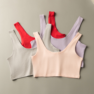 春夏外贸韩版新款 青春靓丽 活泼减龄 短款圆领无袖背心吊带