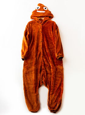 春秋绒情侣简约 气质休闲裤长袖连帽童趣长裤家居休闲连体裤T54等