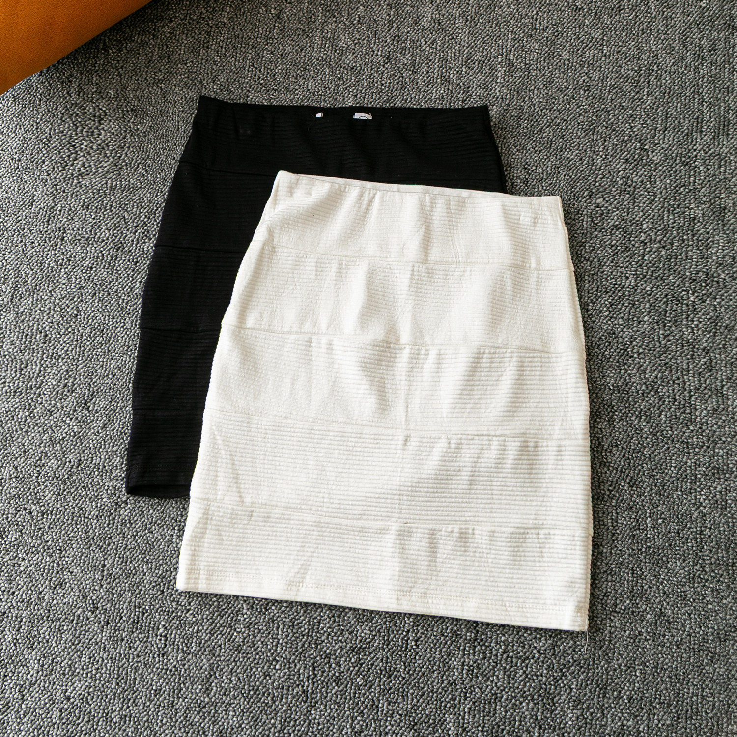 夏季外贸韩版新款   气质高级百搭   舒适简约   松紧腰半身短裙