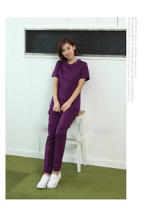 南丁格尔护士服分体套装短袖夏装导医服美容服牙科口腔医院工作服