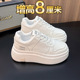 内增高轻便板鞋 厚底潮流小白鞋 百搭爆款 运动休闲鞋 女2025秋季 新款