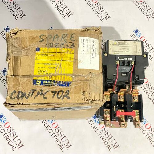 议价SQUARE D 8536SEO1S 发动机起动器 440-480V -可维修