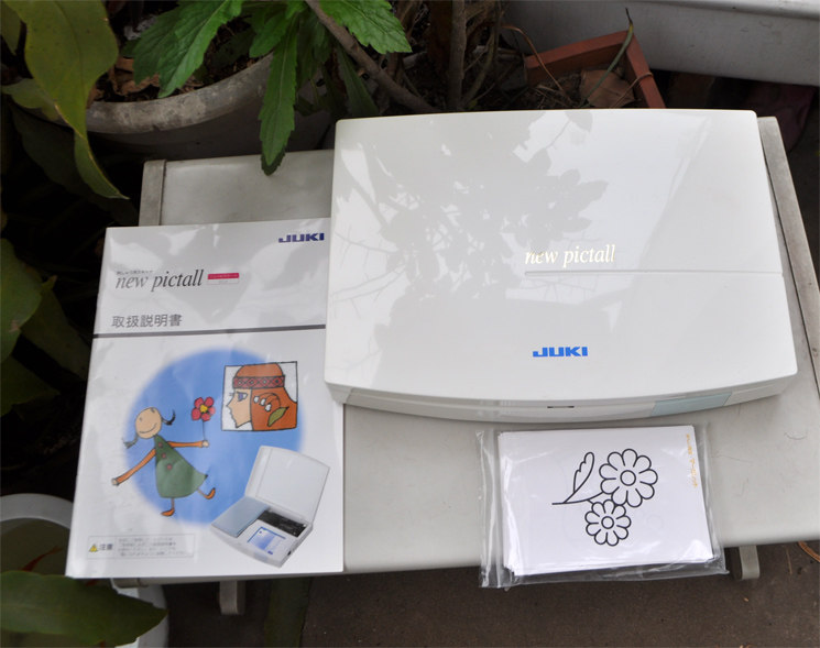 日本原装JUKI 010专用电脑绣花缝纫机/导入写卡器专用(1)